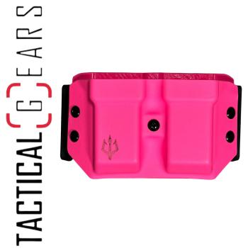 BLACK TRIDENT® DOUBLE MAG CARRIER 9MM/.40 S&W RECHTSHÄNDIG PINK